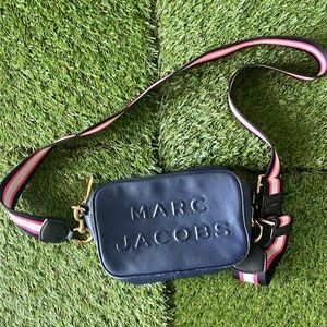 Marc Jacobs Calfskin The Flash Crossbody Indigo